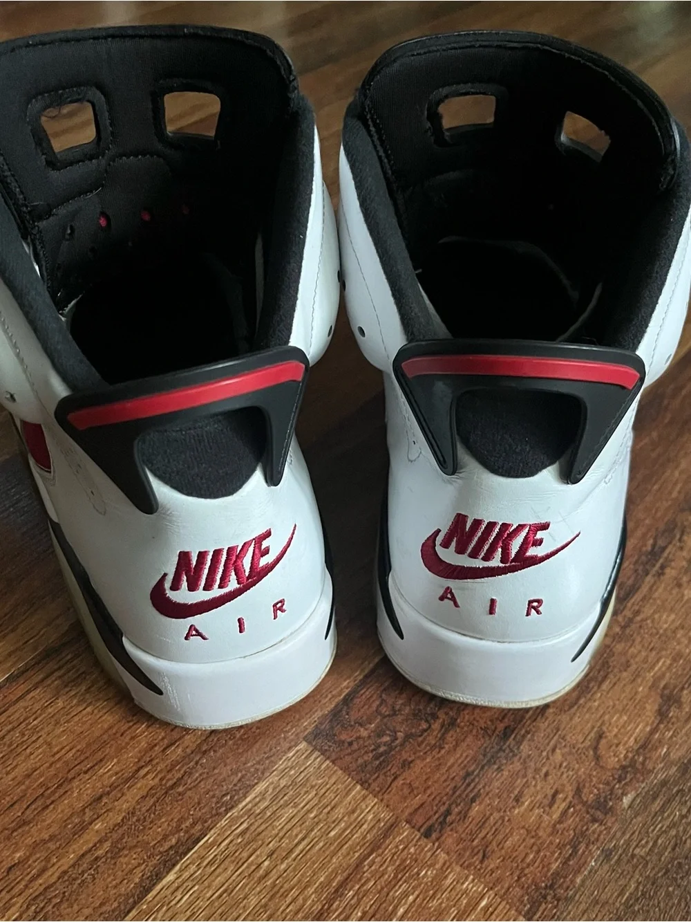 Nike Air Jordan 6 Retro Carmine 2021 White Red Black Men’s size 11